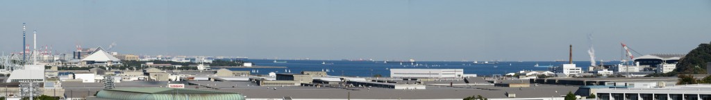 見魚台からみた東京湾