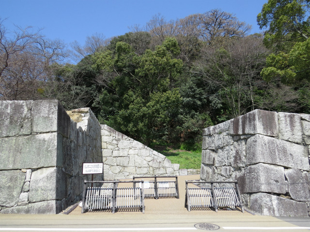 黒門口登城道