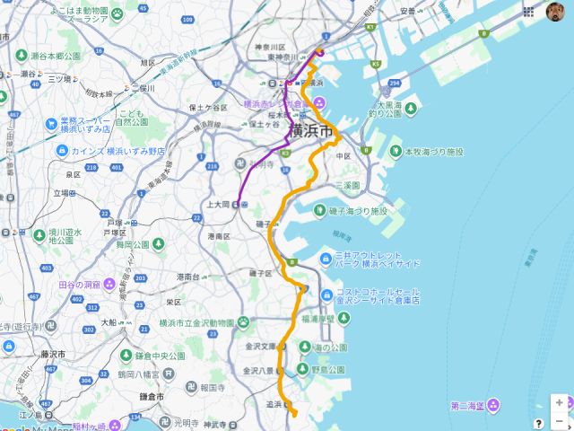 災害時帰宅訓練経路(2025-12-01)